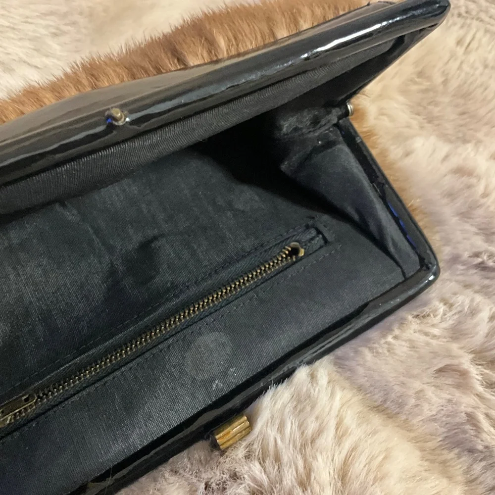 **Vintage Genuine Mink Clutch Handbag** - Picture 4 of 4